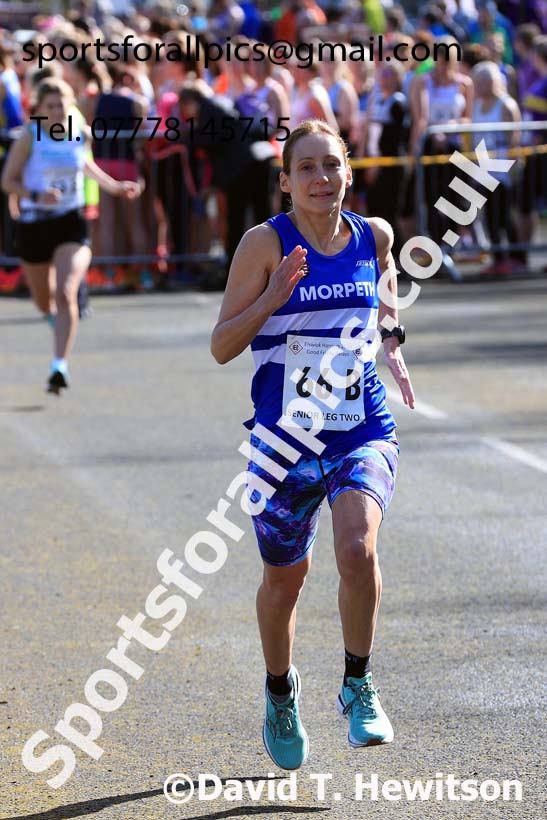 Senior womens 2024 Elswick Harriers Good Friday Relays, Newburn, Newcastle Upon Tyne  Photo: David T. Hewitson/Sports for All Pics